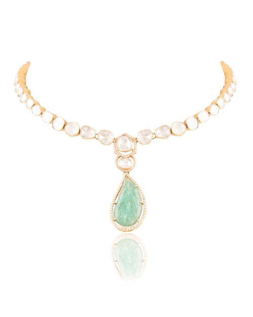 Shreya Polki And Diamond Pendant