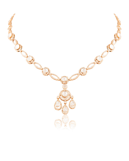 Emma Polki  And Diamond Necklace