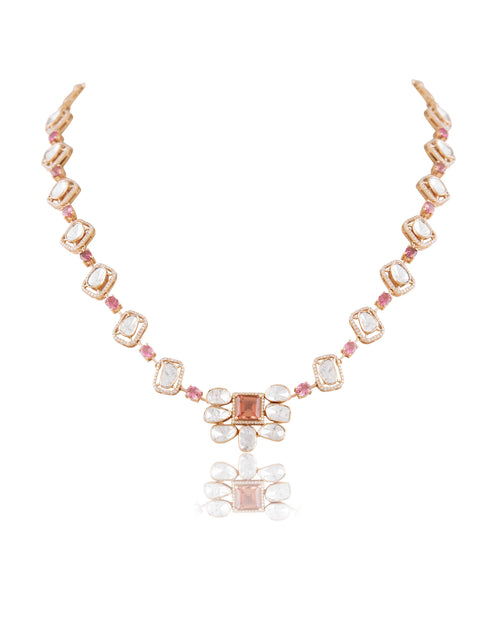 Maeve Polki  And Diamond Necklace