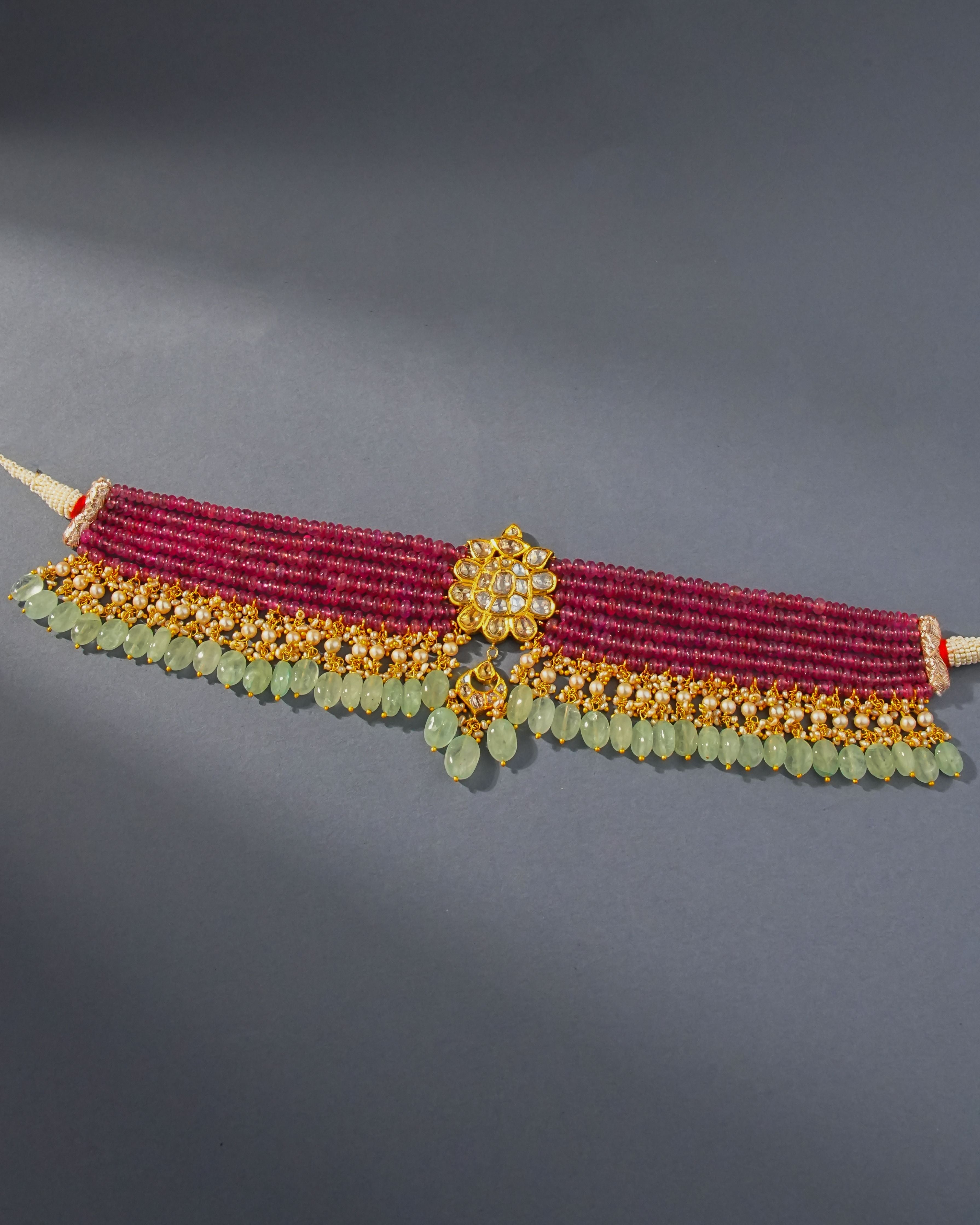 Ridhi Polki Bead Choker
