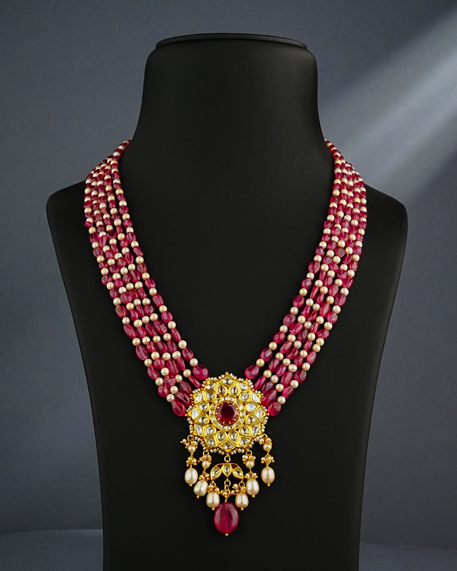 Jeena Polki Bead Pendant