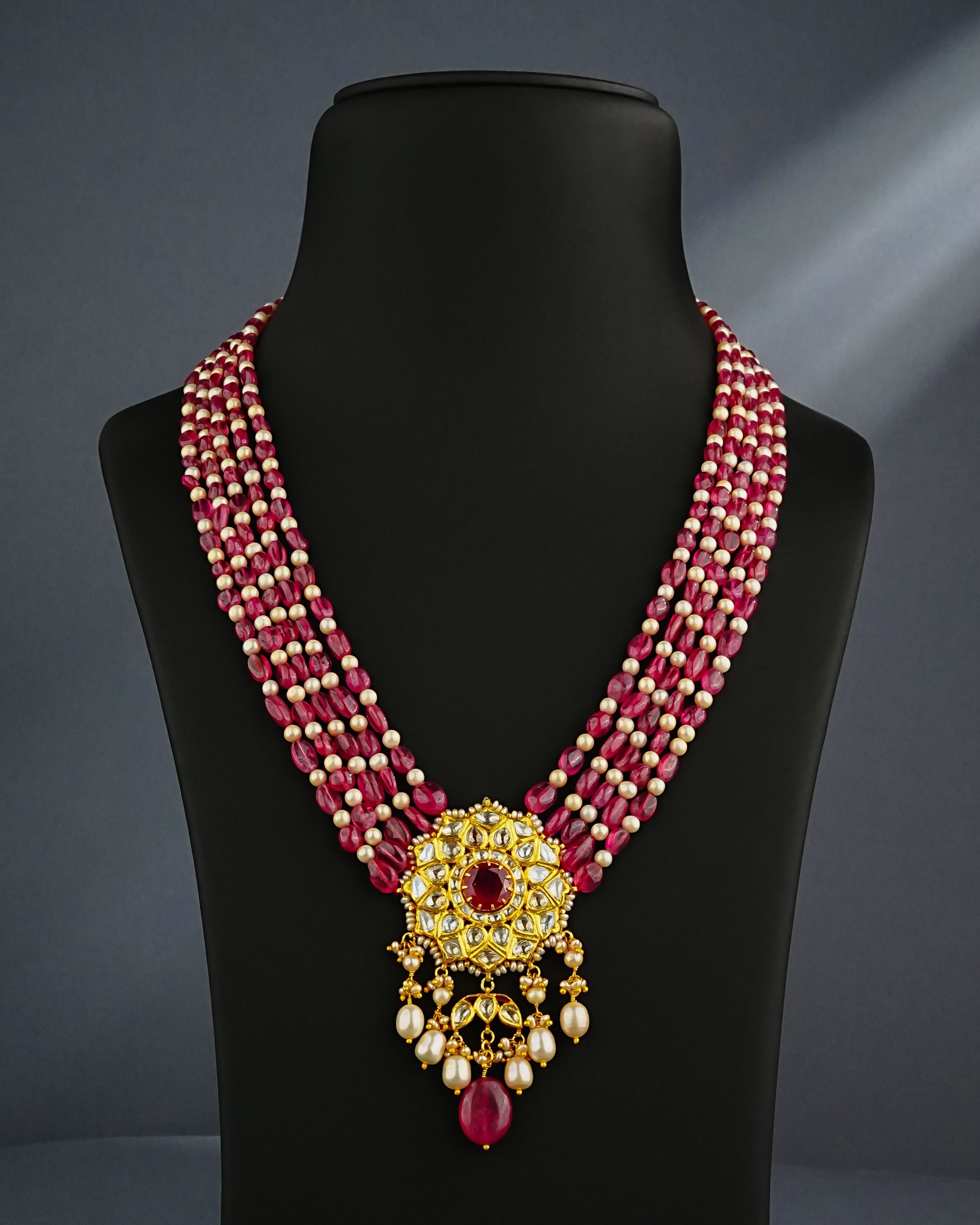 Jeena Polki Bead Pendant