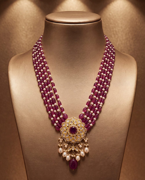 Jeena Polki Bead Pendant