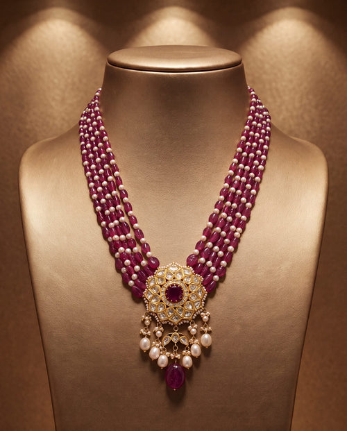 Jeena Polki Bead Pendant