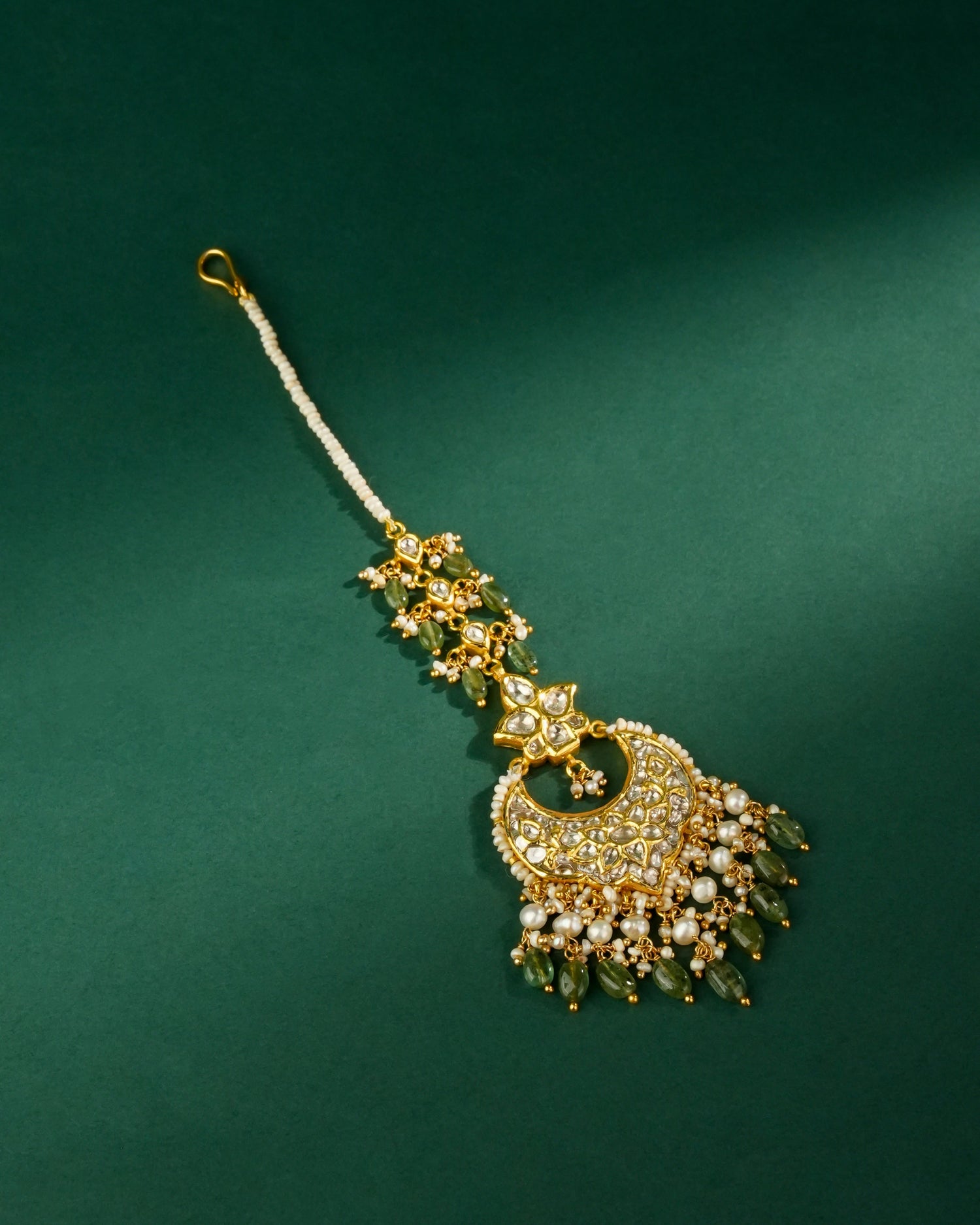 Rupali Polki And Diamond Maangtika