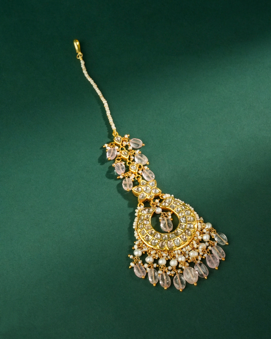 Sarjina Polki And Diamond Maangtika