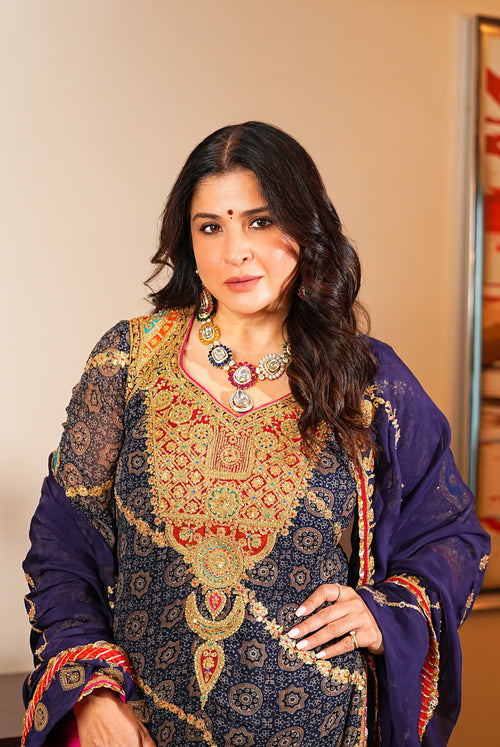 Maheep Kapoor - Aanya Polki And Diamond Long Necklace