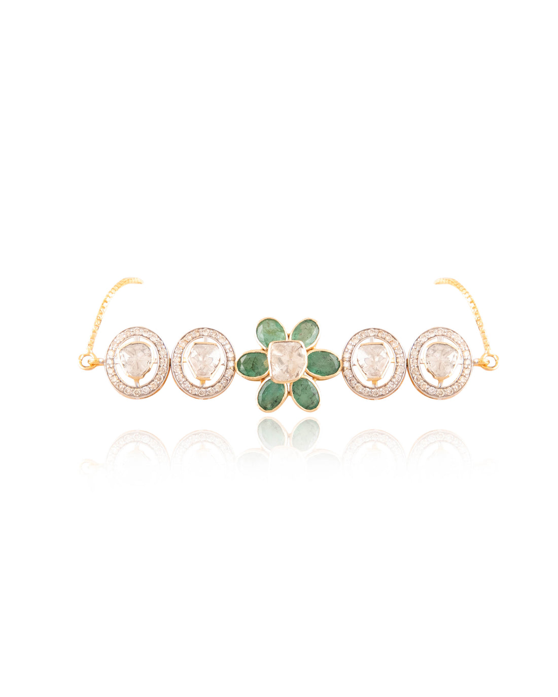 Nishta Polki And Diamond Loose Bracelet