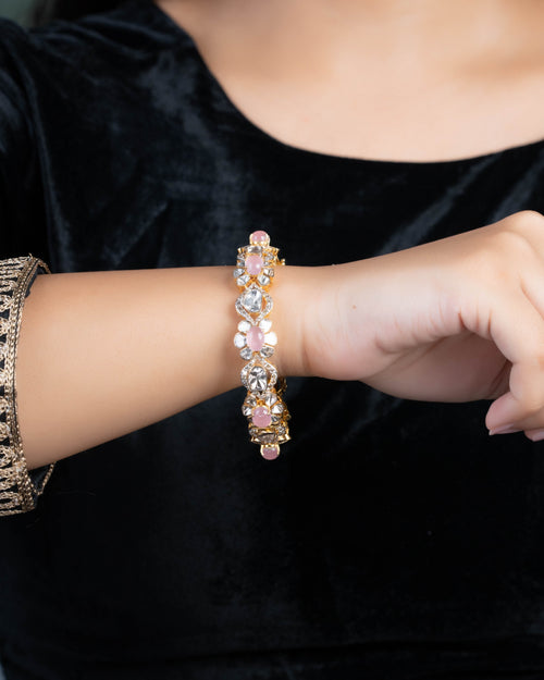 Vedika Polki And Diamond Bangle