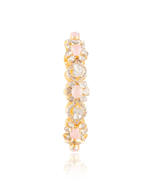 Vedika Polki And Diamond Bangle