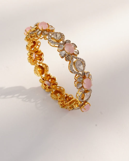 Vedika Polki And Diamond Bangle - NO ORDERS