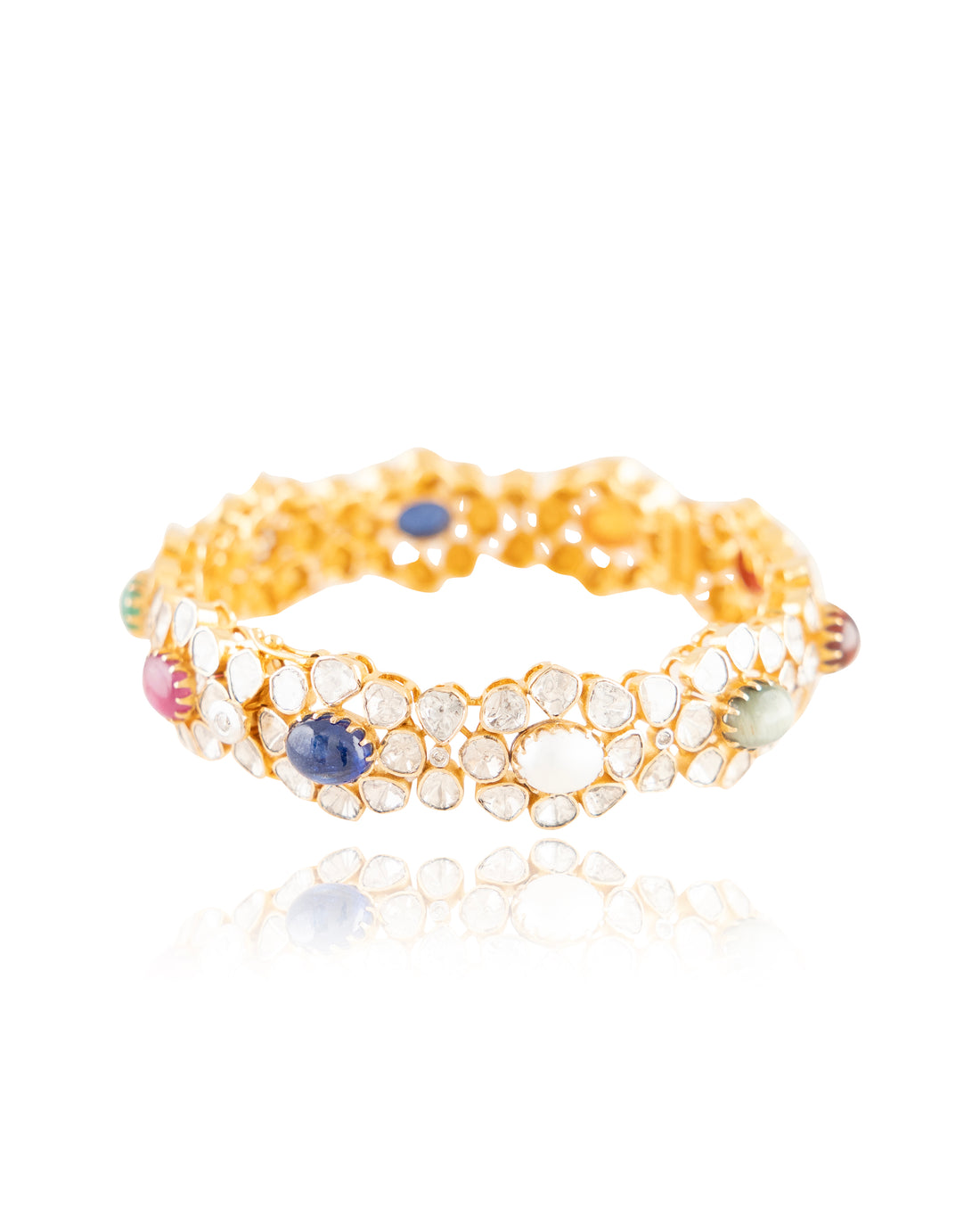 Kartiki Polki And Diamond Bangle