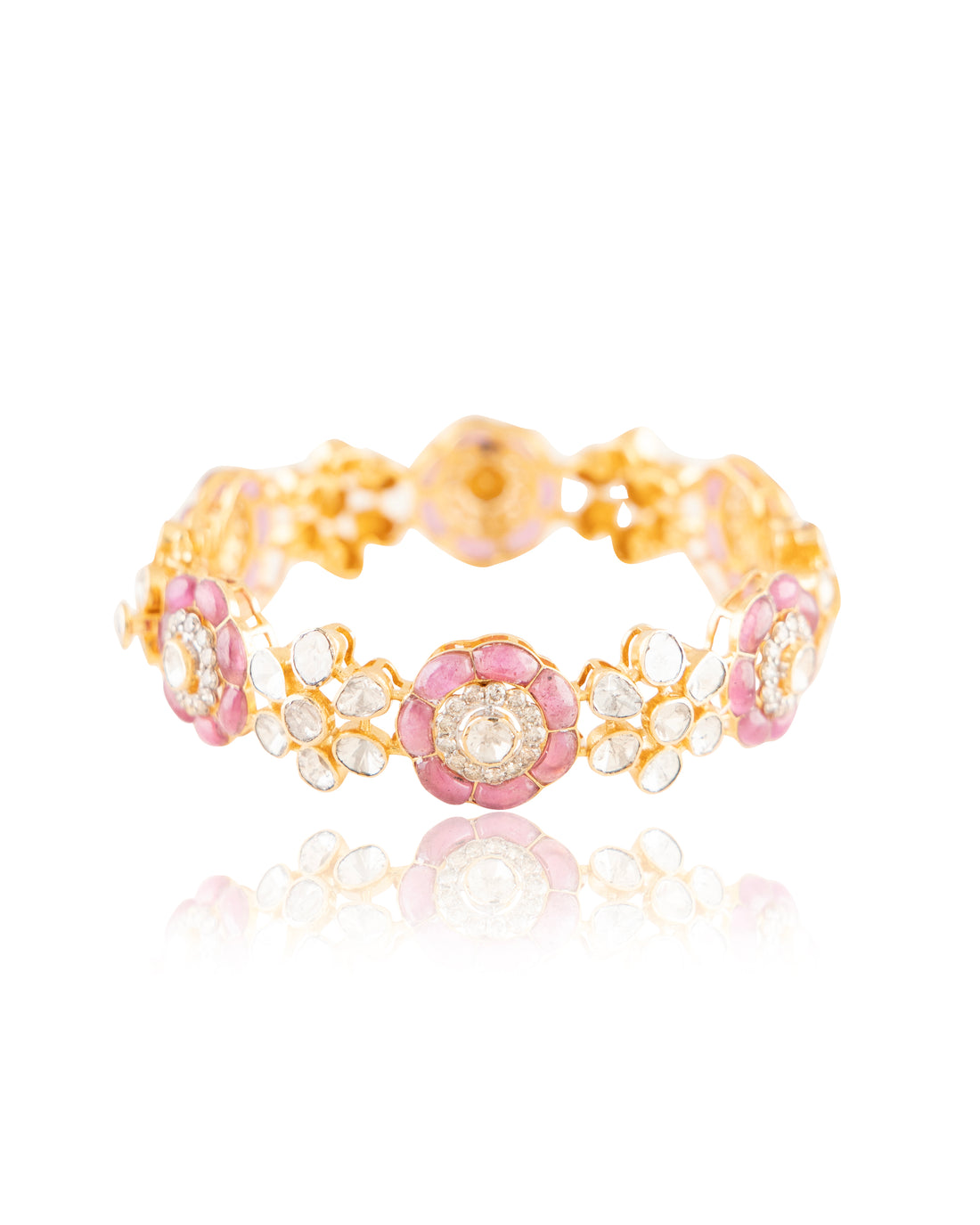 Nyla Polki  And Diamond Bangle