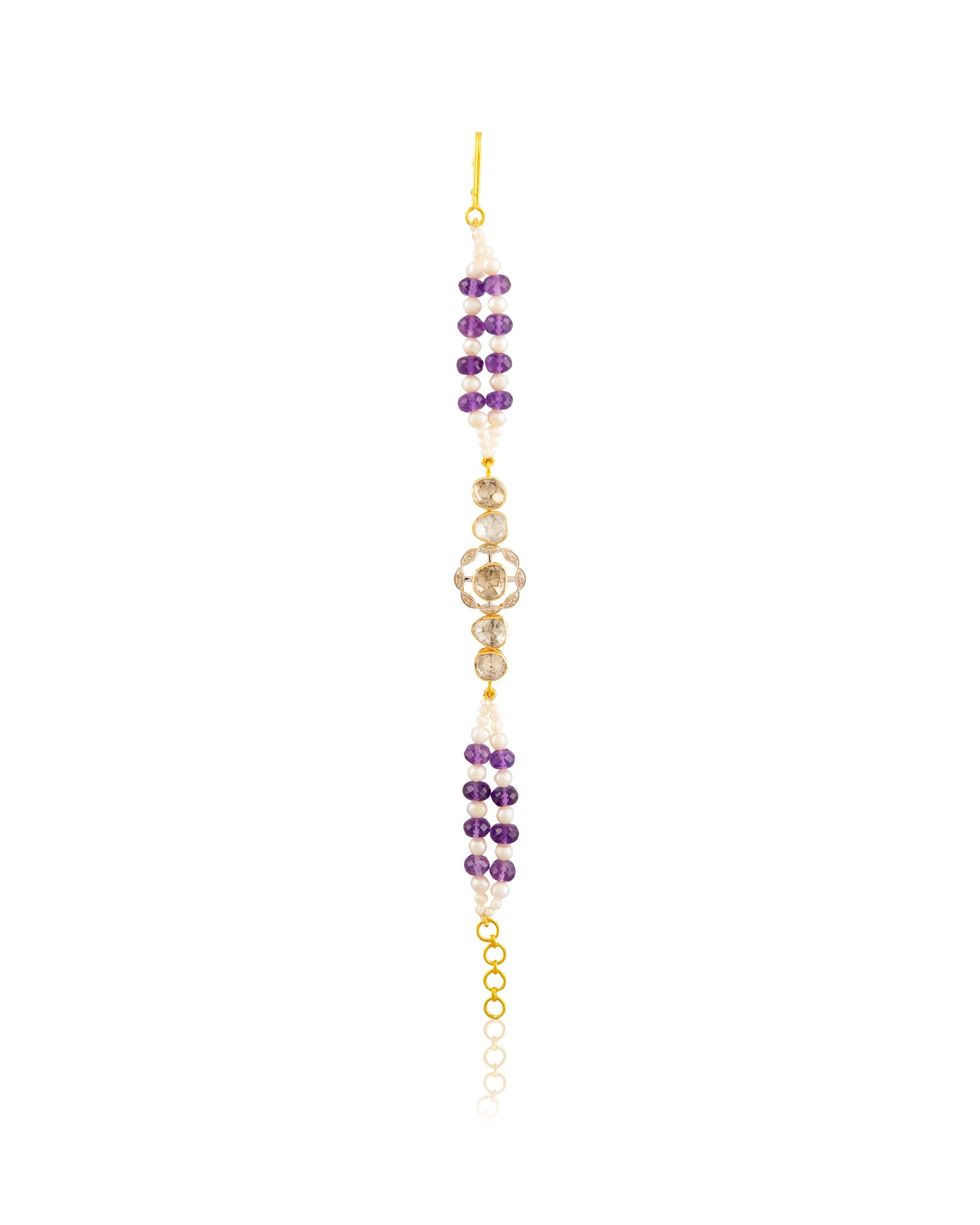 Anisha Polki And Diamond Loose Bracelet