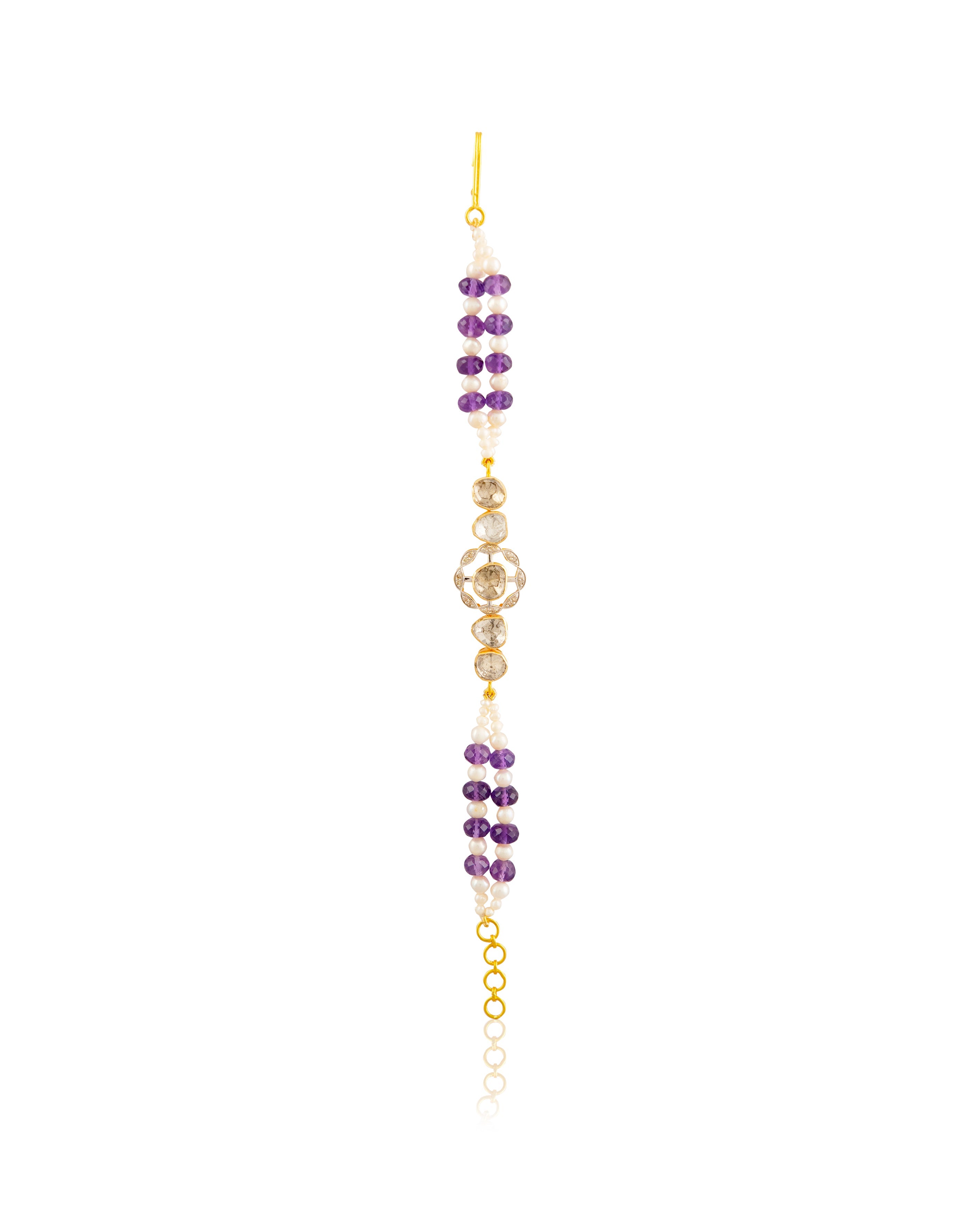 Anisha Polki And Diamond Loose Bracelet