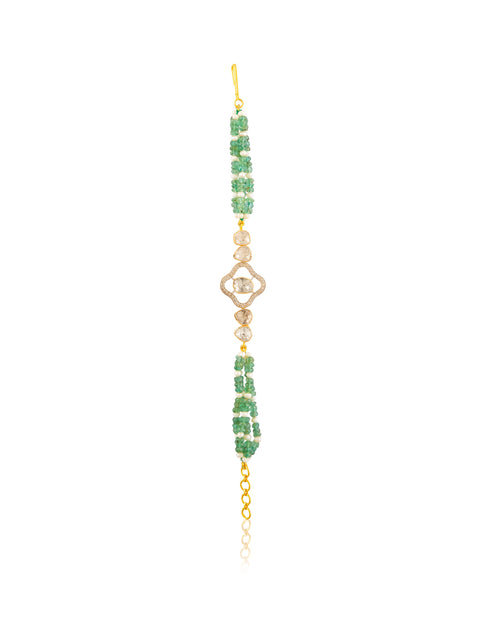 Madhuri Polki And Diamond Loose Bracelet