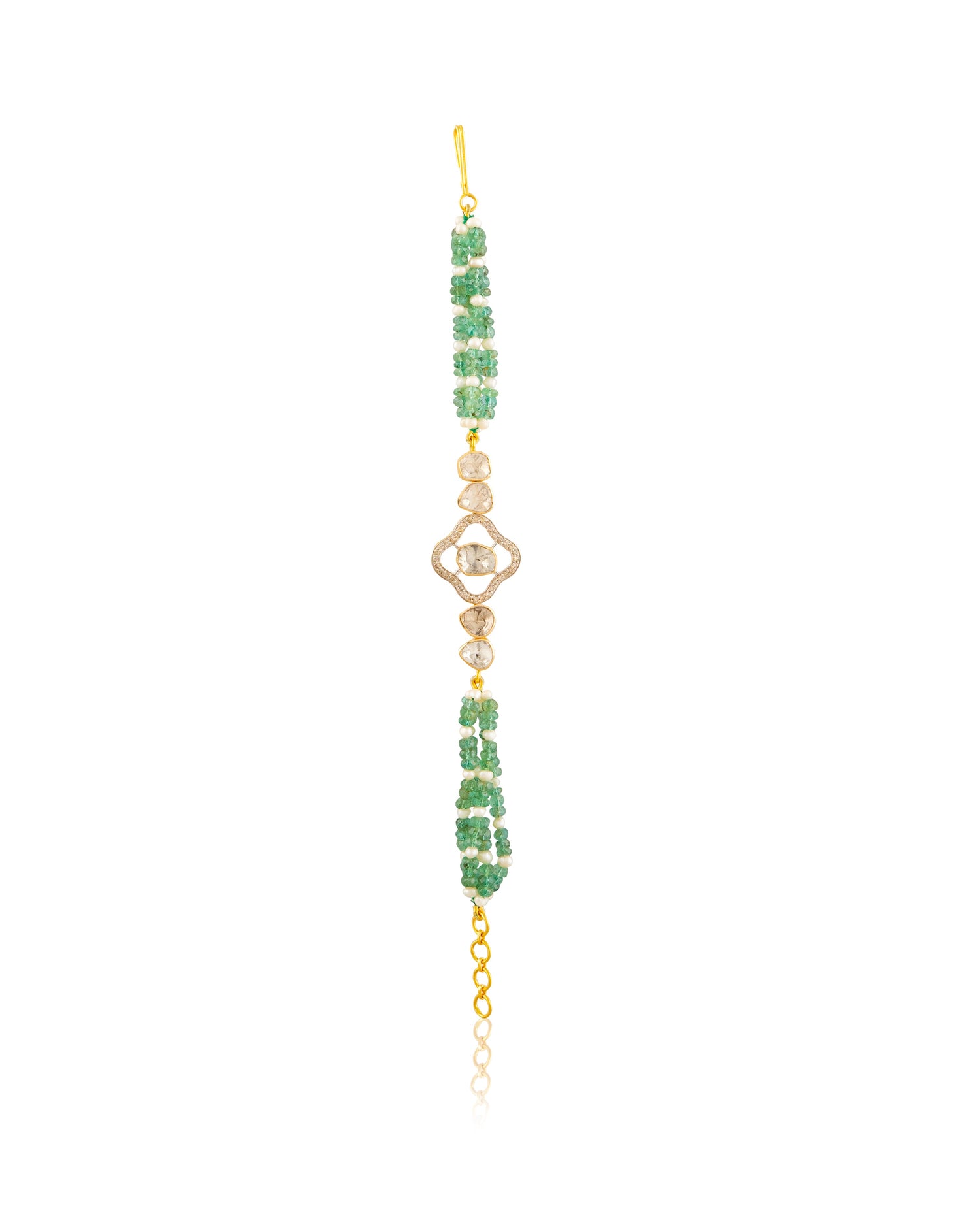 Madhuri Polki And Diamond Loose Bracelet