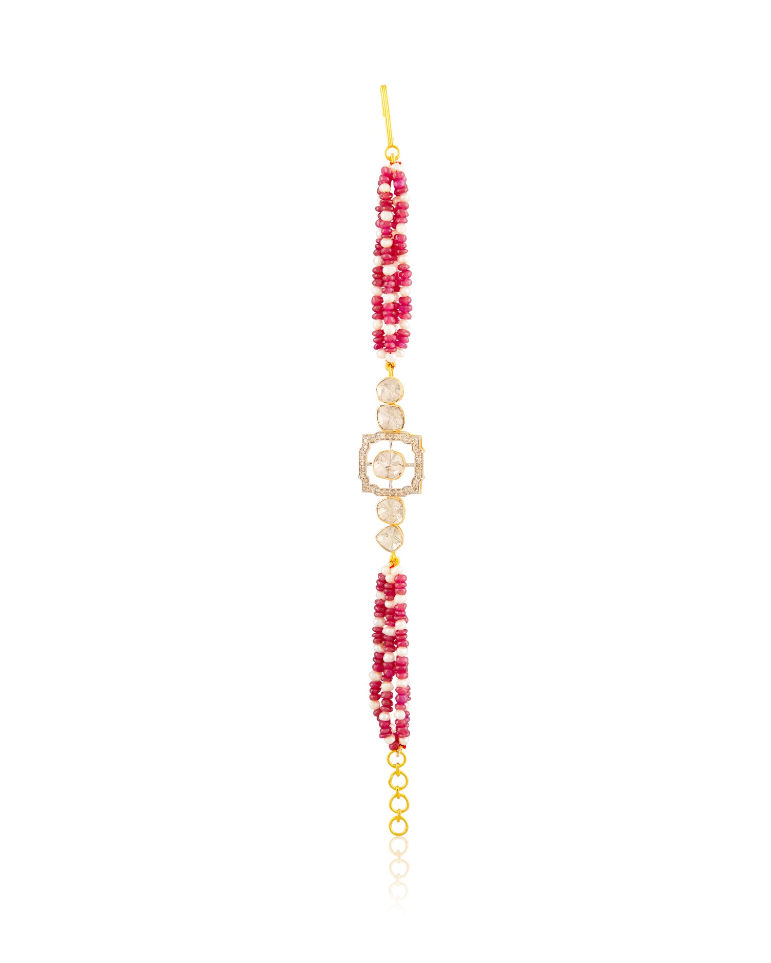 Nova Polki And Diamond Loose Bracelet