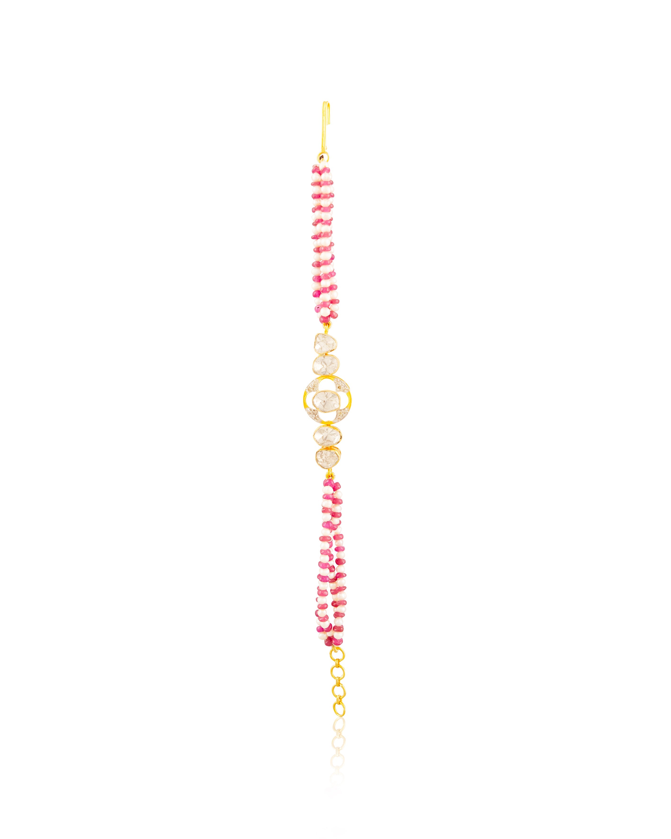 Nitya Polki And Diamond Loose Bracelet