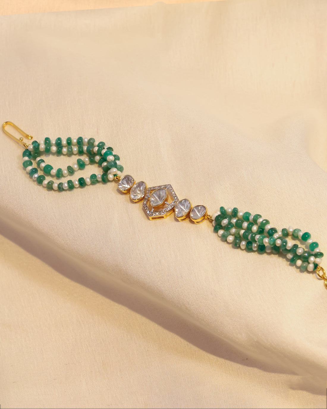 Varshi Polki And Diamond Loose Bracelet - NO ORDERS