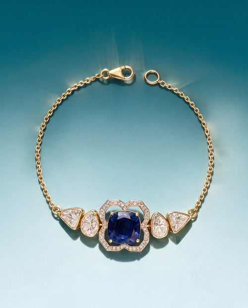 Shaila Polki And Diamond Loose Bracelet