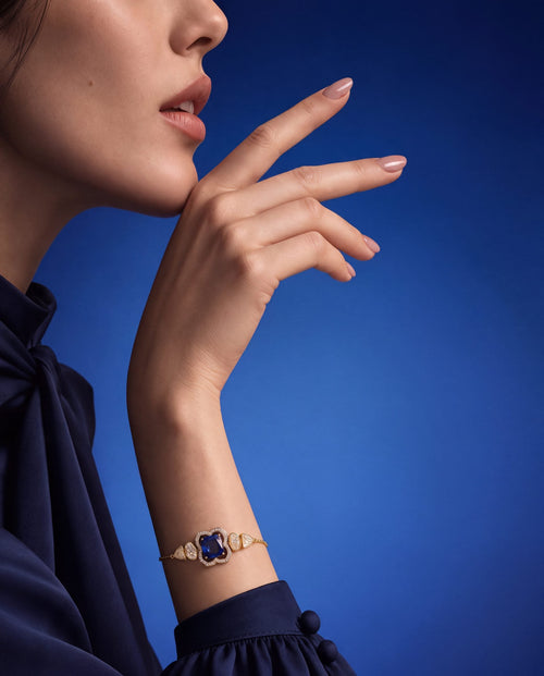Shaila Polki And Diamond Loose Bracelet