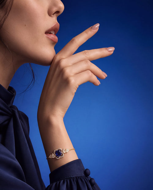 Shaila Polki And Diamond Loose Bracelet