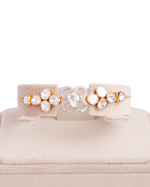 Sanjana Polki And Diamond Loose Bracelet
