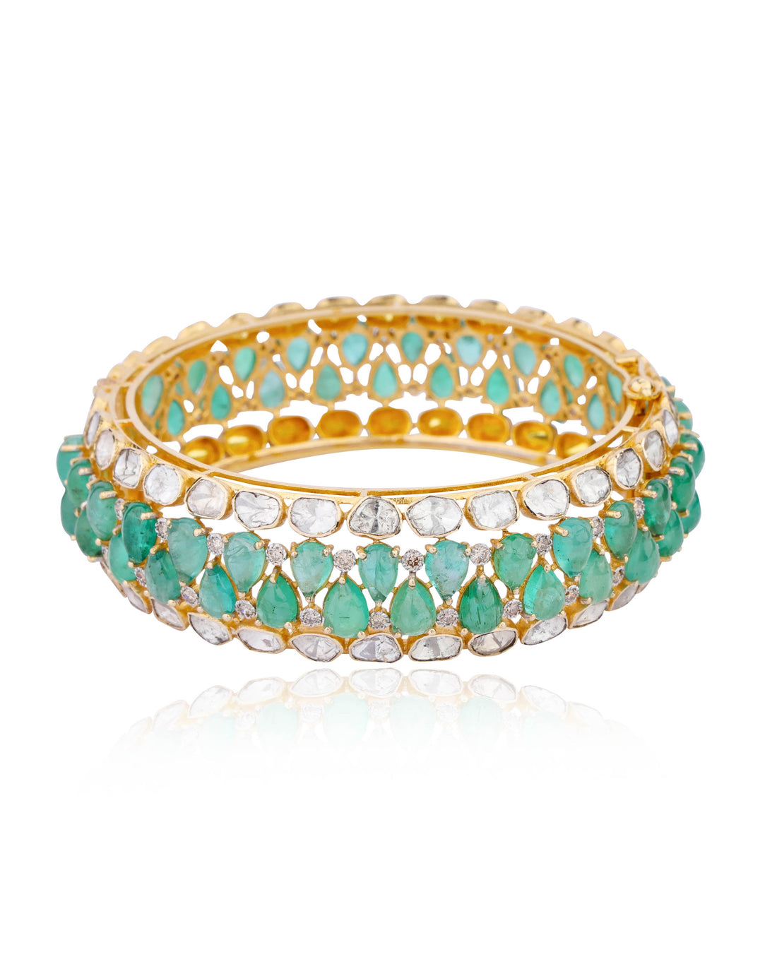 Rashmi Polki And Diamond Bangle