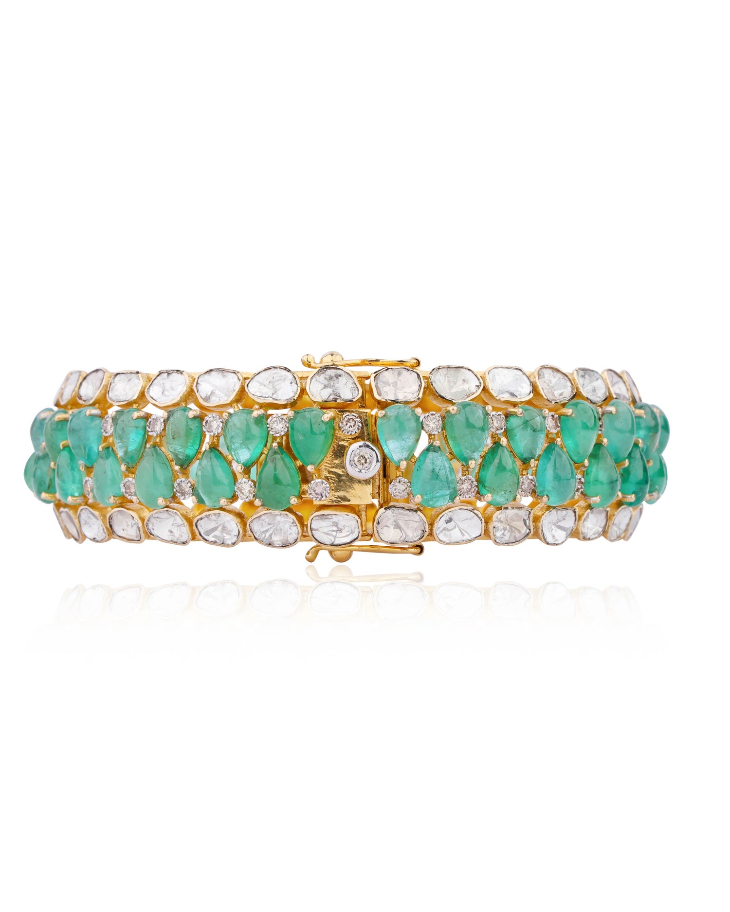 Rashmi Polki And Diamond Bangle