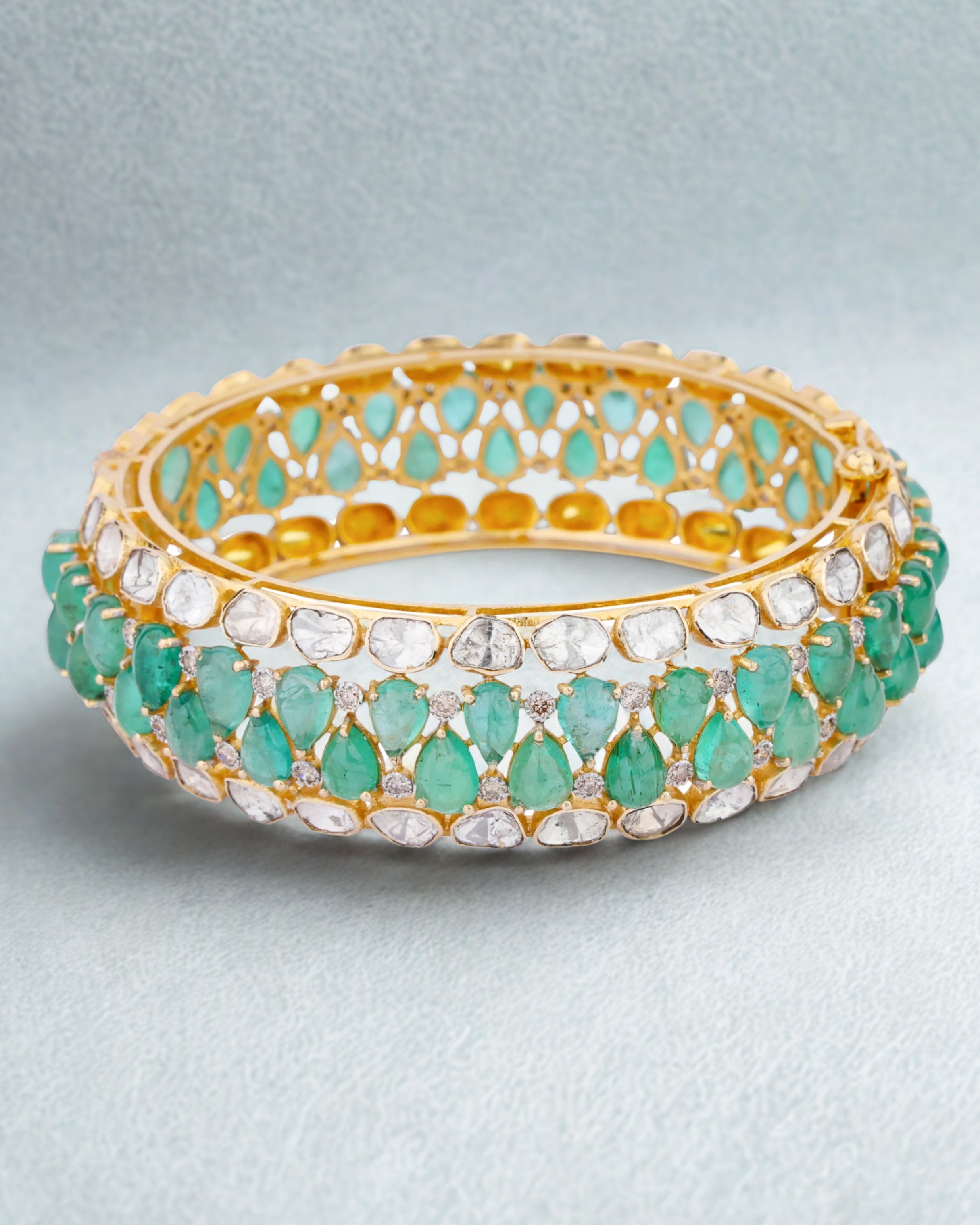 Lavelle Polki And Diamond Bangle