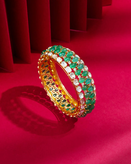 Lavelle Polki And Diamond Bangle