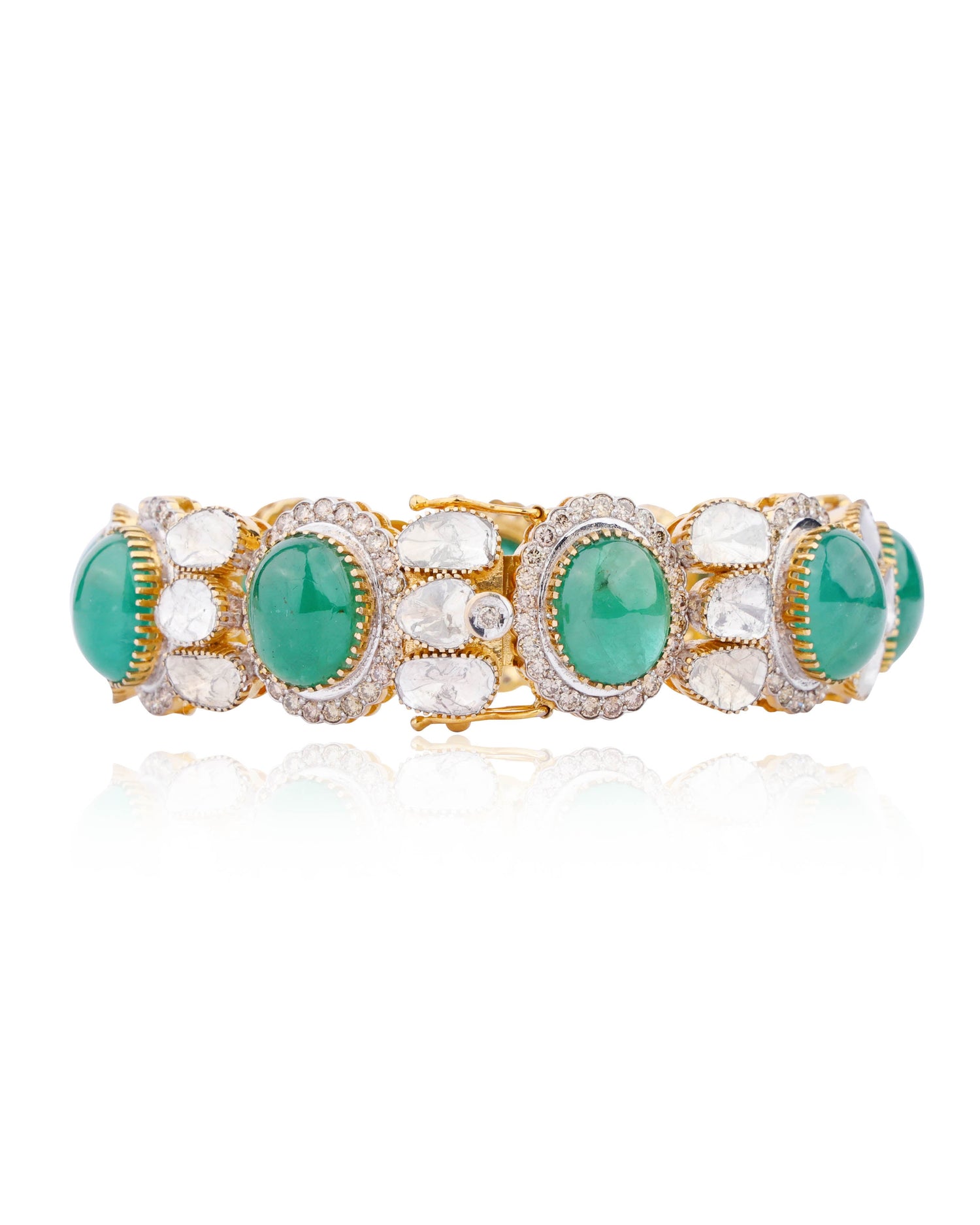 Inanya Polki And Diamond Bangle