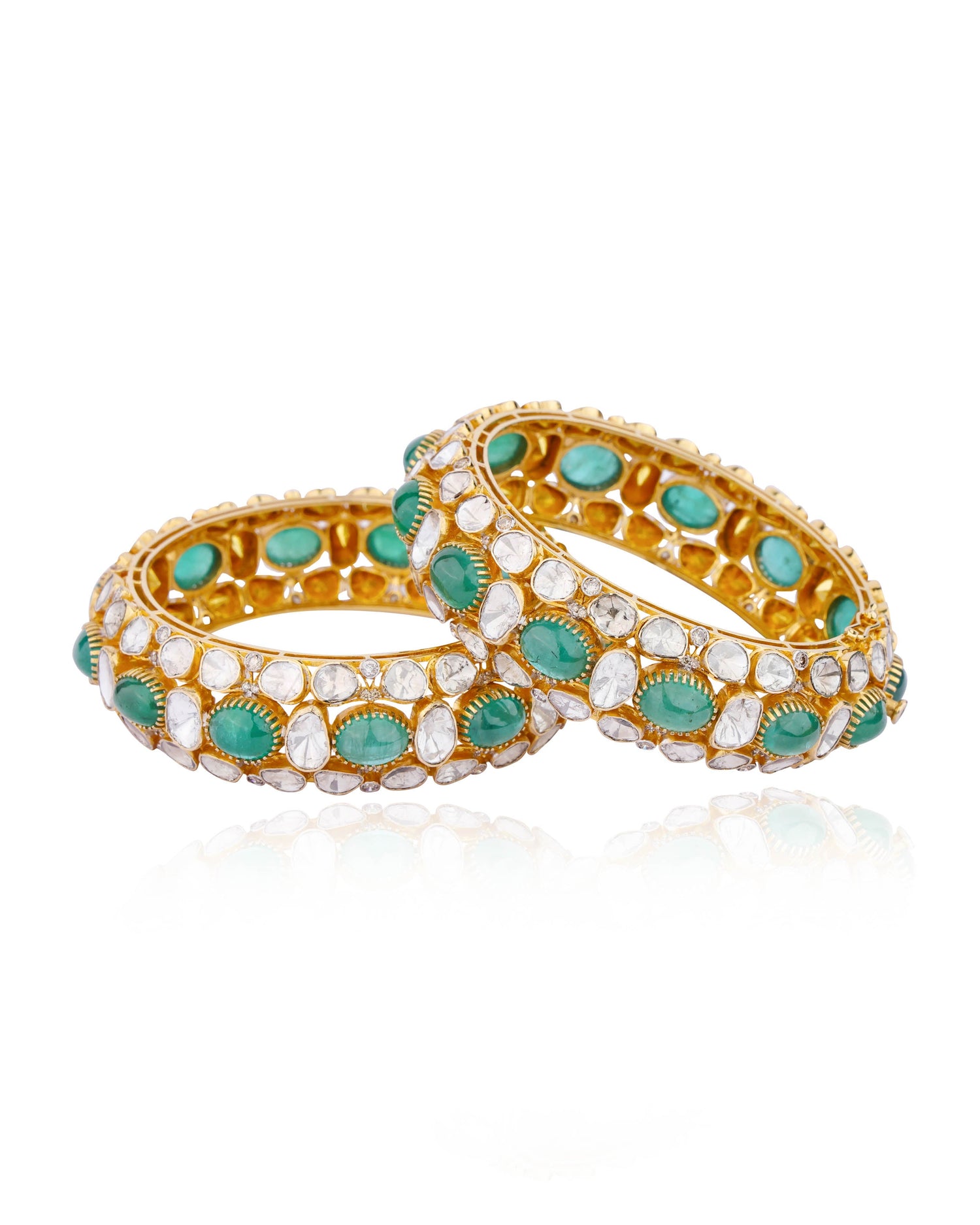 Sameera Polki And Diamond Bangle