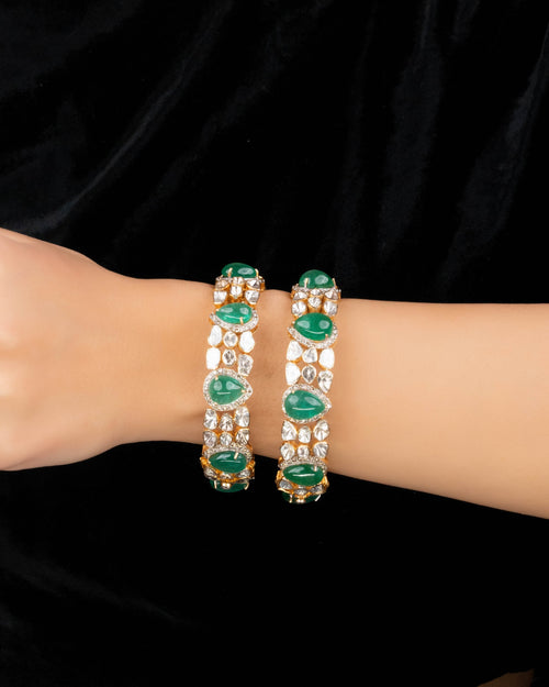 Rajni Polki And Diamond Bangle