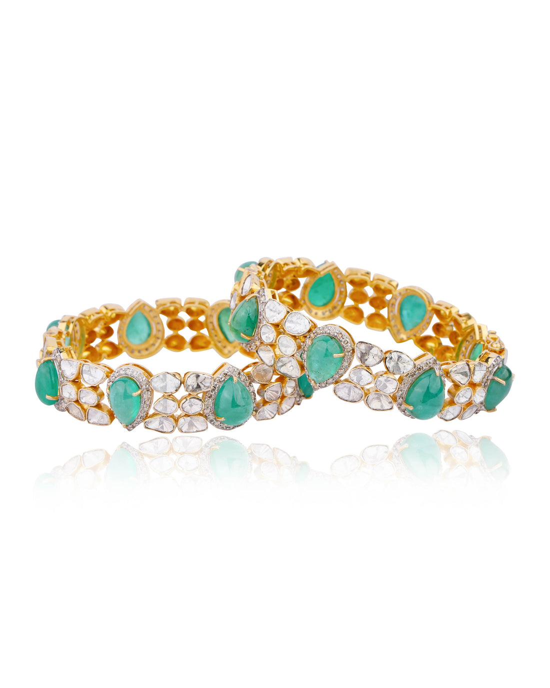 Rajni Polki And Diamond Bangle
