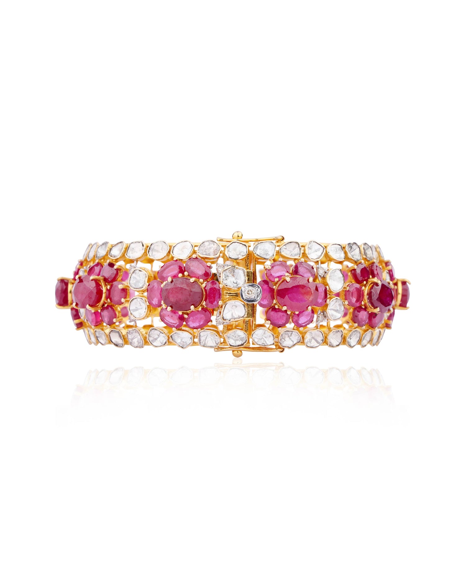 Vanshika Polki And Diamond Bangle