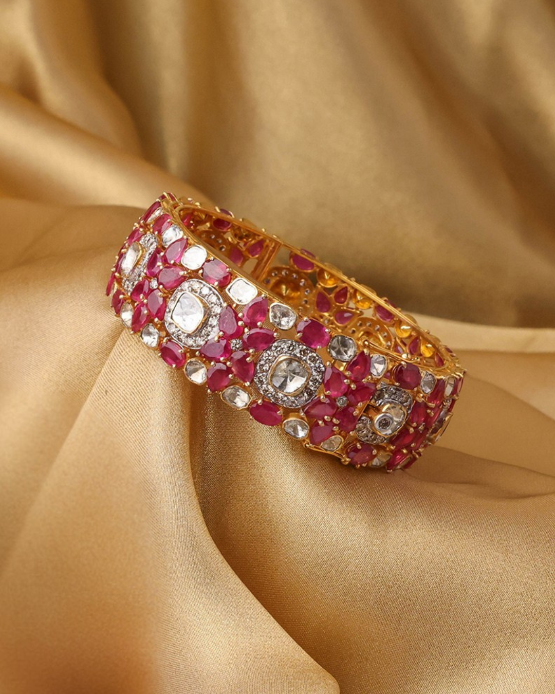 Vivienne Polki  And Diamond Bangle