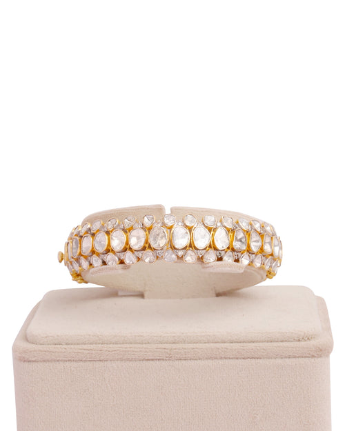 Meher Polki And Diamond Bangles