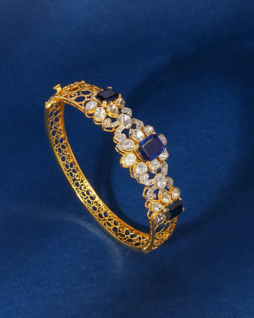 Niya Polki And Diamond Bangle