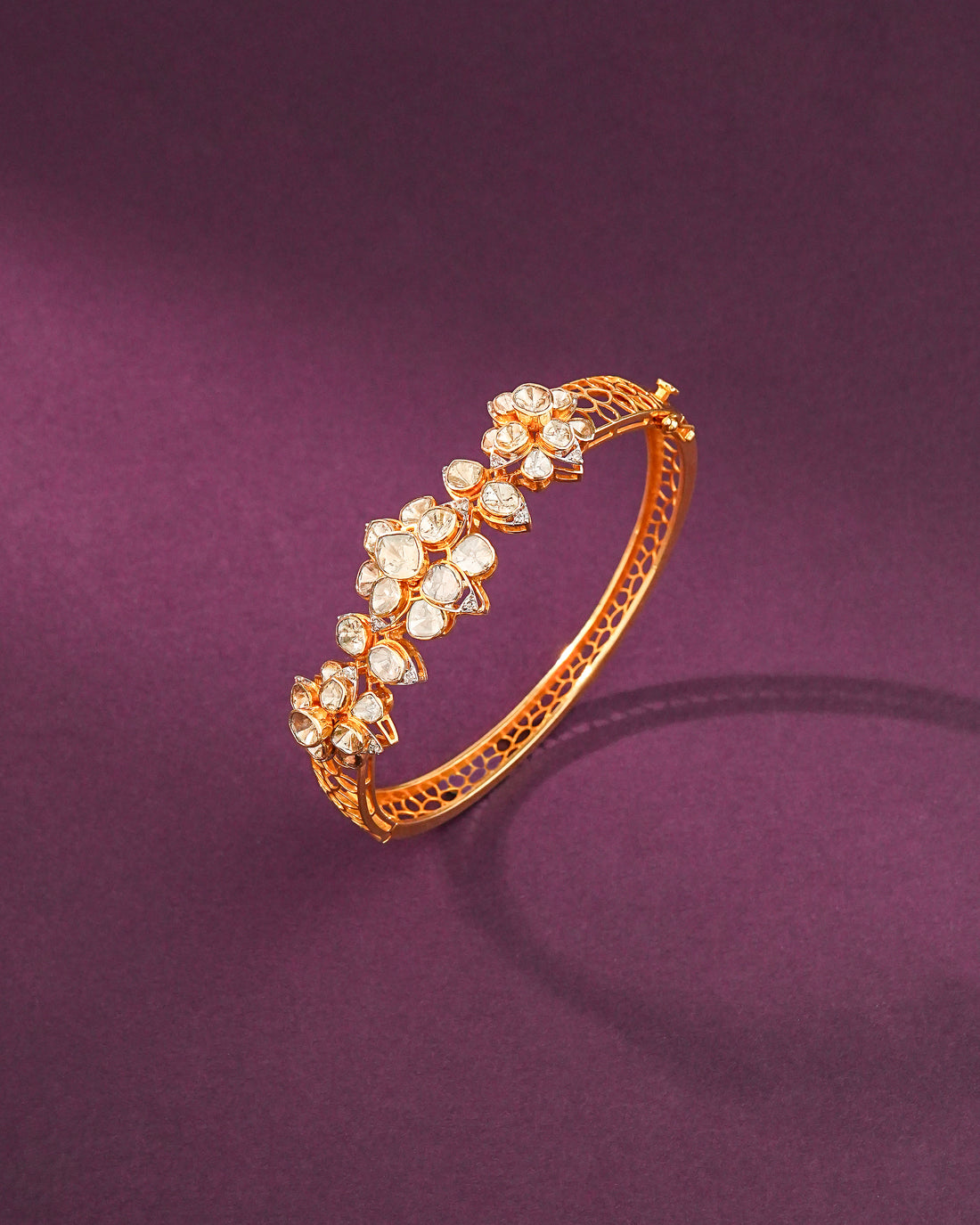 Anne Polki And Diamond Bangle