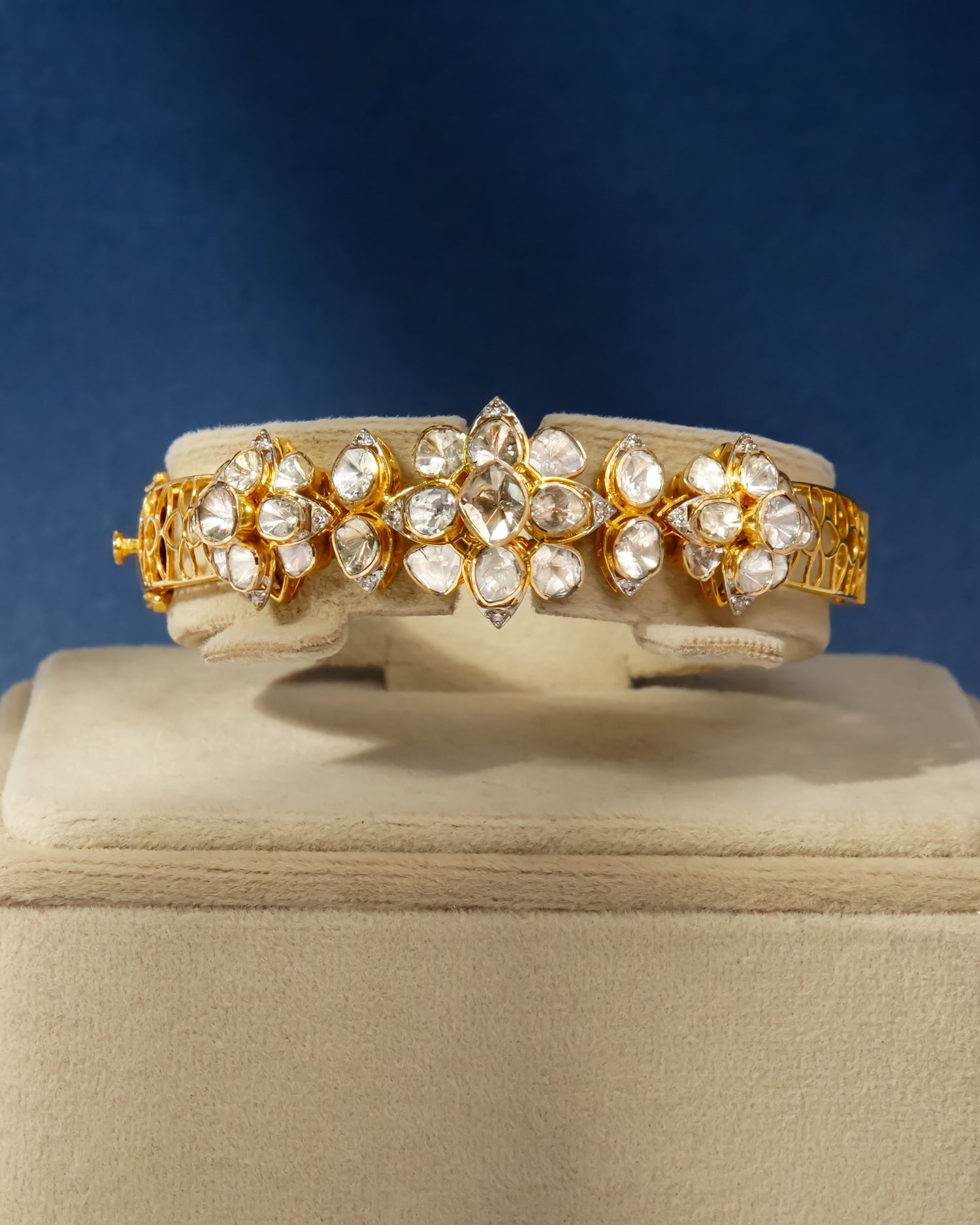 Anne Polki And Diamond Bangle