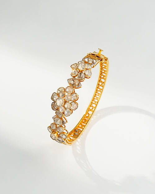 Louise Polki  And Diamond Bangle