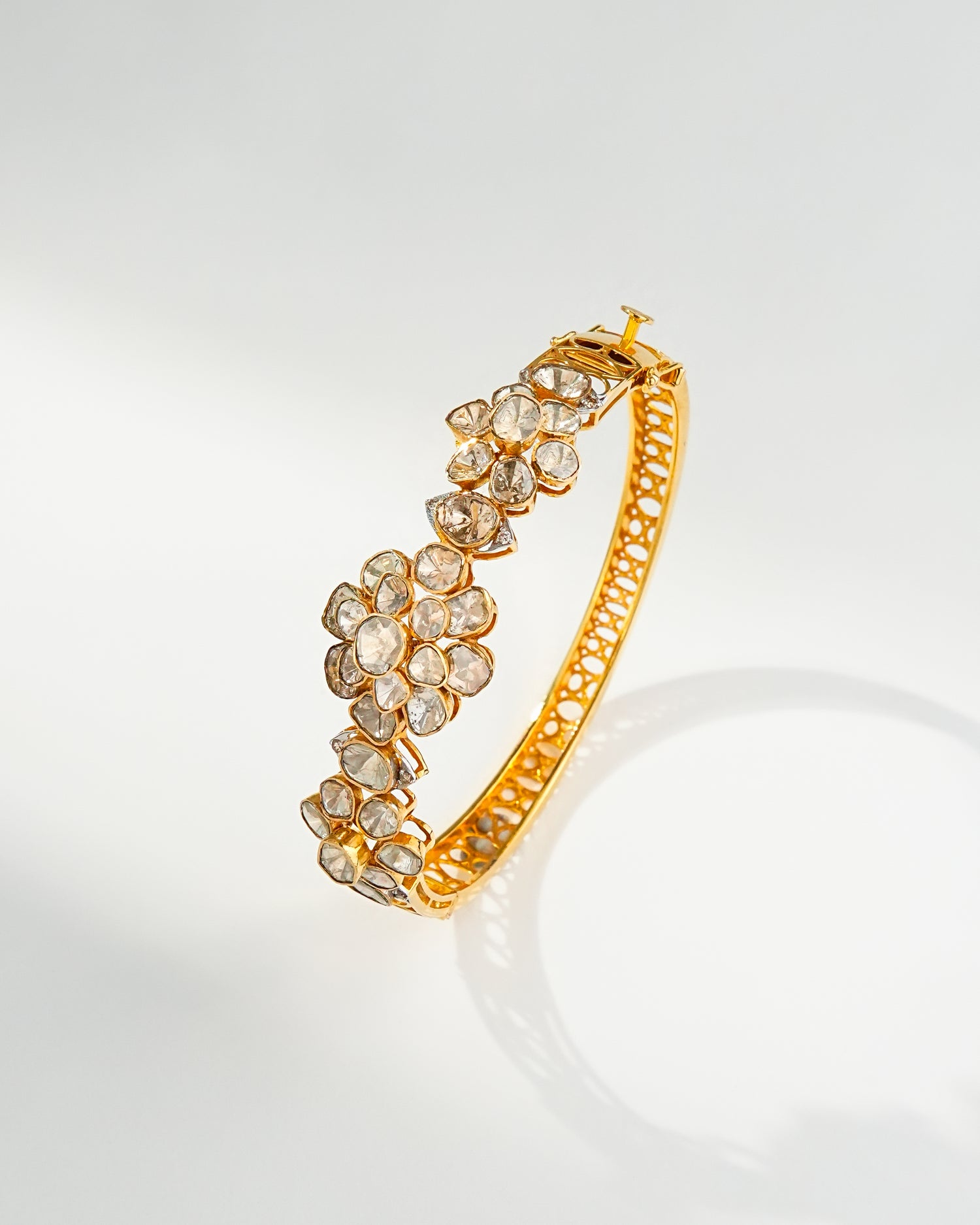 Louise Polki  And Diamond Bangle