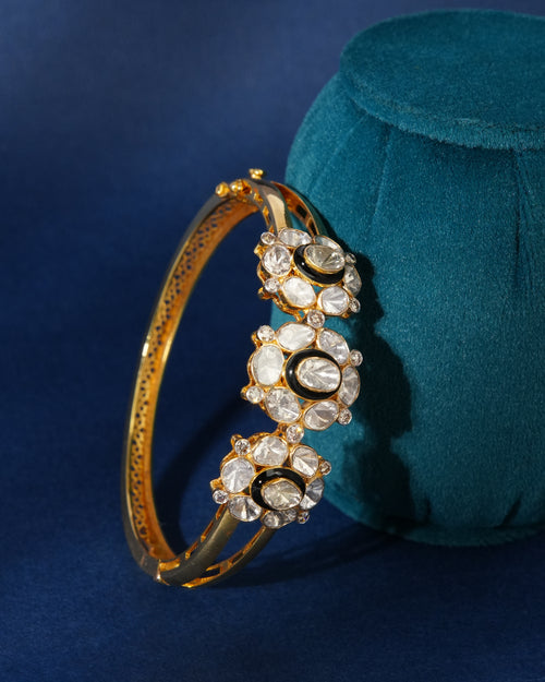 Seraphine Polki And Diamond Bangle