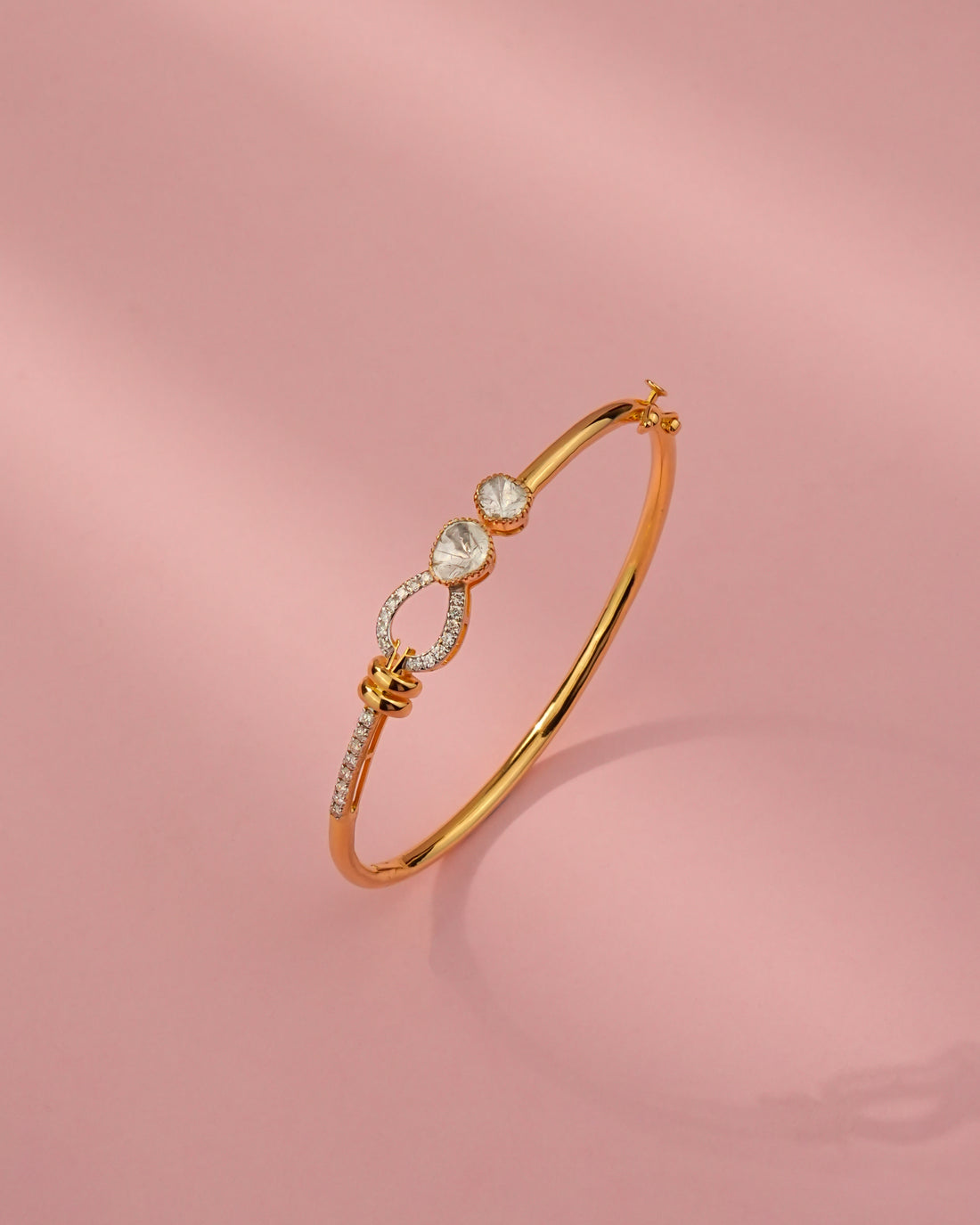 Vibha Polki And Diamond Bangle