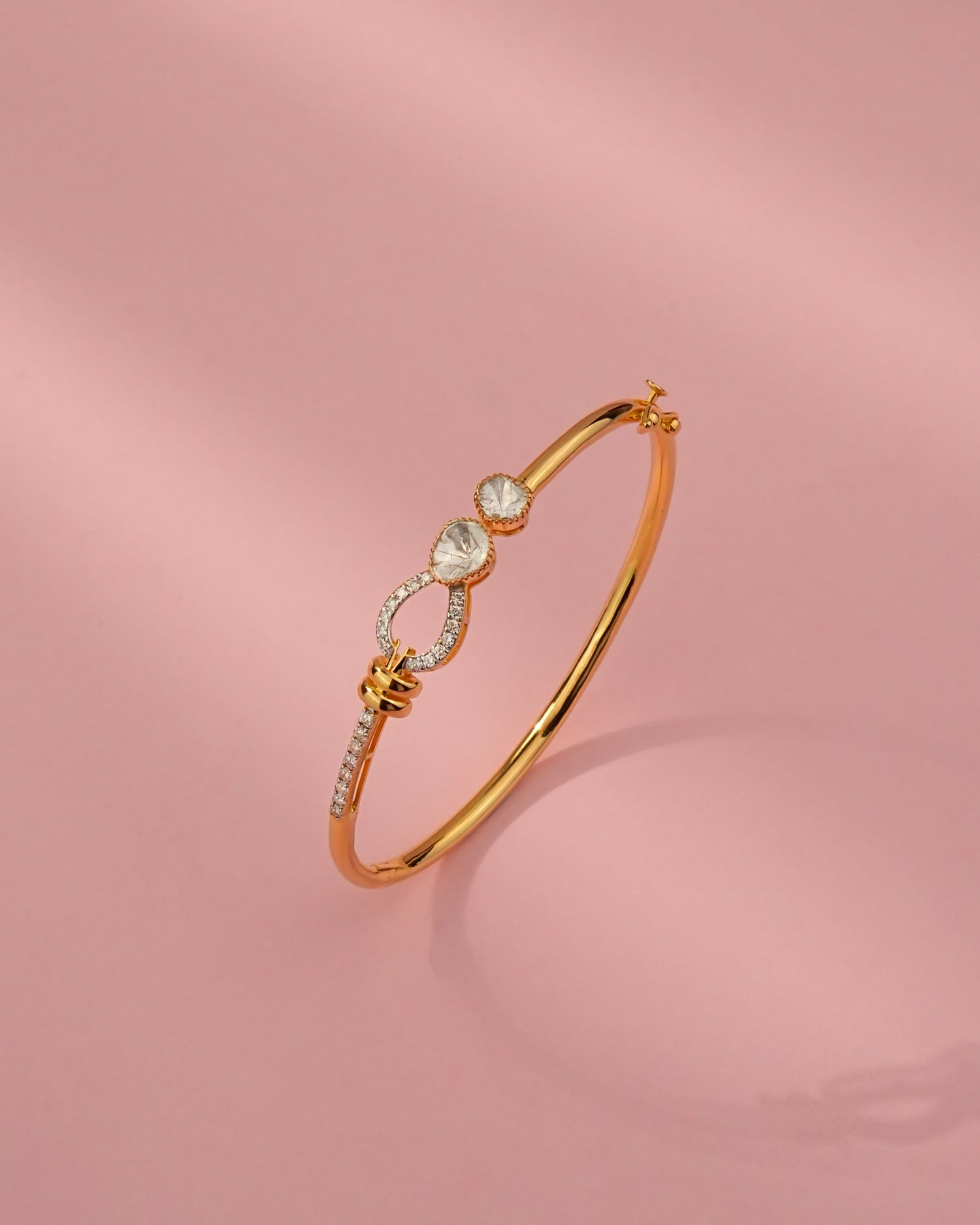 Vibha Polki And Diamond Bangle