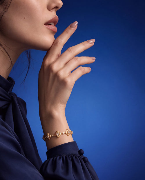 Aashima Polki And Diamond Loose Bracelet