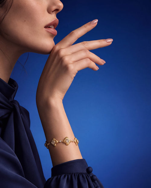 Aashima Polki And Diamond Loose Bracelet