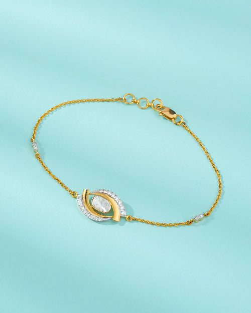 Mehak Polki And Diamond Loose Bracelet